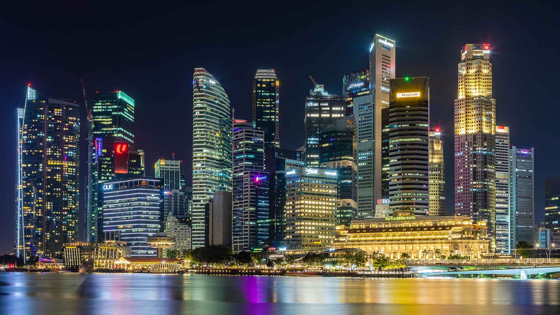 Singapore Skyline from Marina Bay - Bijay Chaurasia